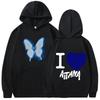 Singer Aitana Love Graphic Print Hoodie Men Women Fashion Oversized Pullover Sweatshirt Y2K Retro Fleece Hoody