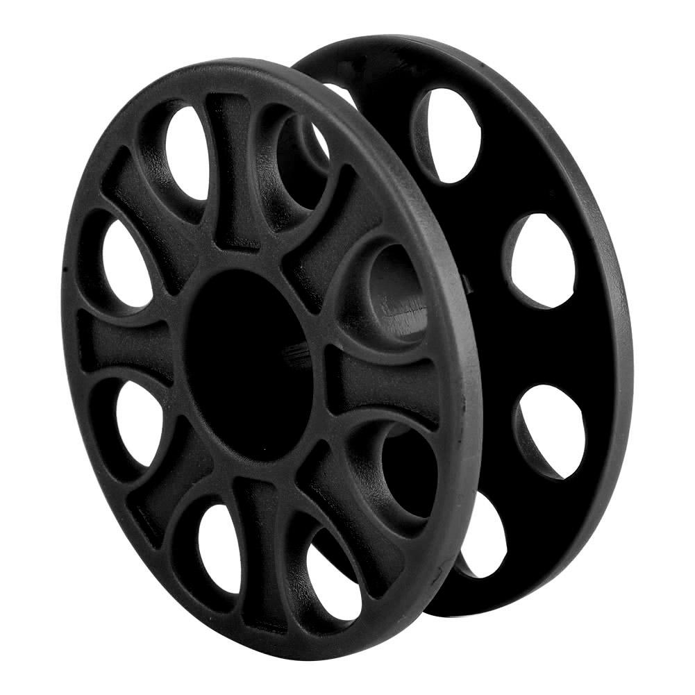 Durable Plastic Scuba Diving Compact Finger Spool Reel Diver Underwater Accessory Black