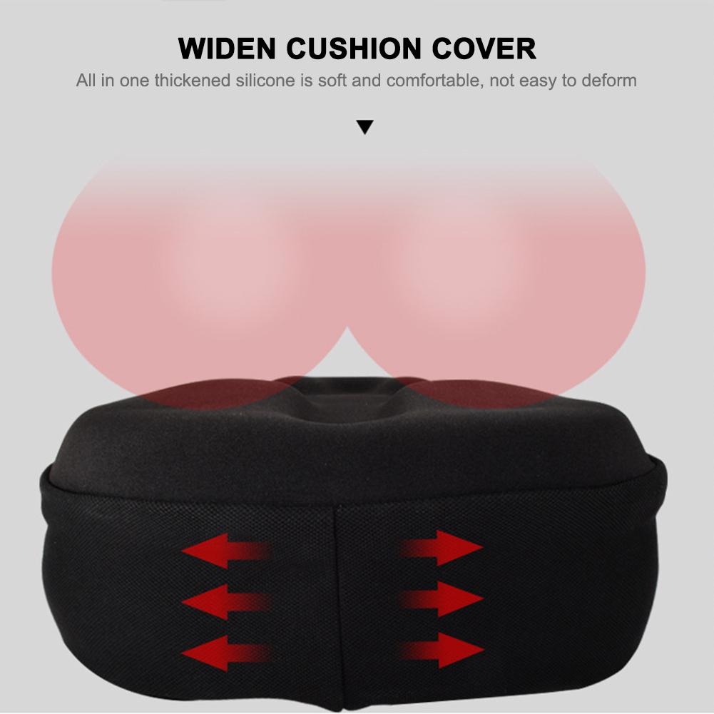 Soft Thicken Bicycle Saddle Electric Bike Seat Cover Comfortable Sponge Cushion