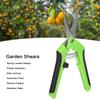 Garden Shrs Spring Loaded Side Locking Automatic Push Stainless Steel Garden Scissors