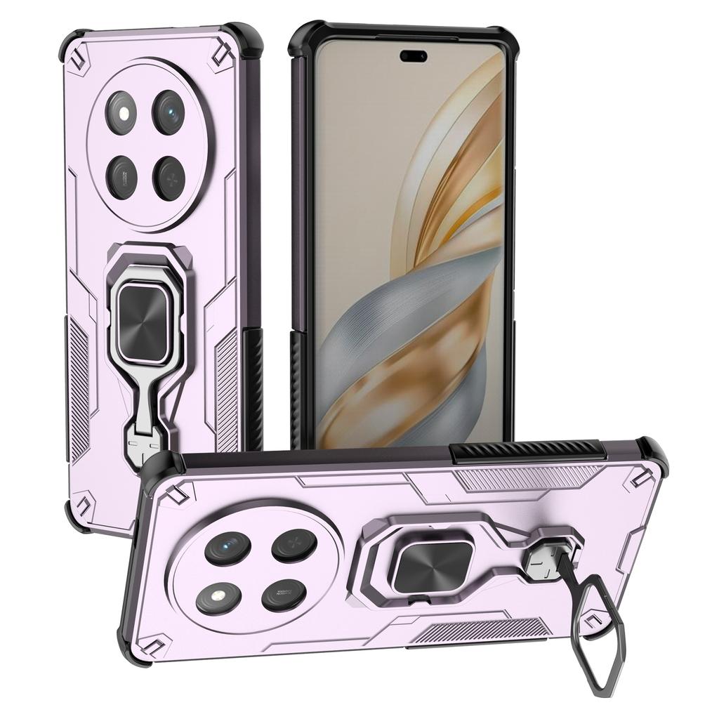For Honor Magic7 Lite 5G/X9c 5G/X60 Pro 5G Case Rotatable Ring Kickstand PC + TPU Shockproof Phone Cover