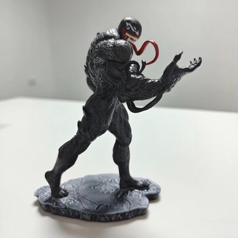 18cm New Venom Small Size Anime Figure Action Model Dolls Decorative Collectible Boy Children Toy Gift Poseable Articulated Scale Detailed Movable