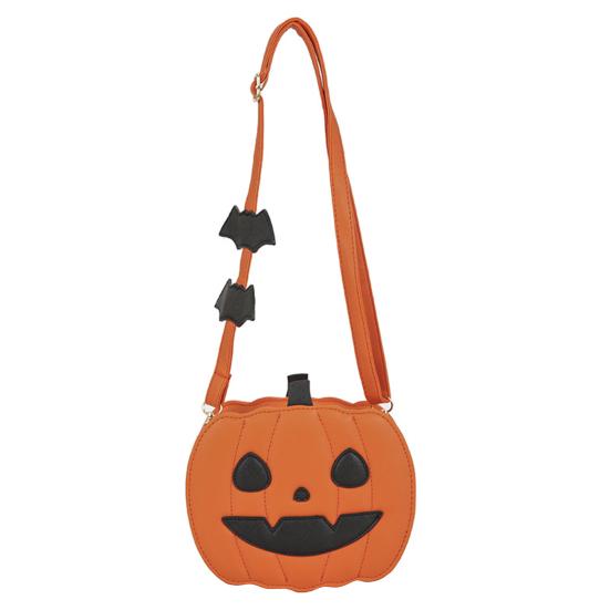 Pumpkin Crossbody Bag Halloween Pumpkin Purse Shoulder Bag with Adjustable Shoulder Strap for Party Street Daily Wear