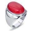 European & American Retro 16MM Diamond Stainless Steel Thumb Ring - Fashionable Personality Accessory for Women