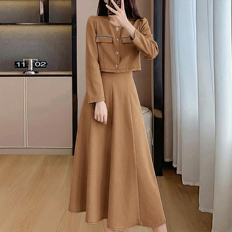 ZANZEA Women Long Sleeve Blouse and Long Skirts Casual Two Piece Suit Sets