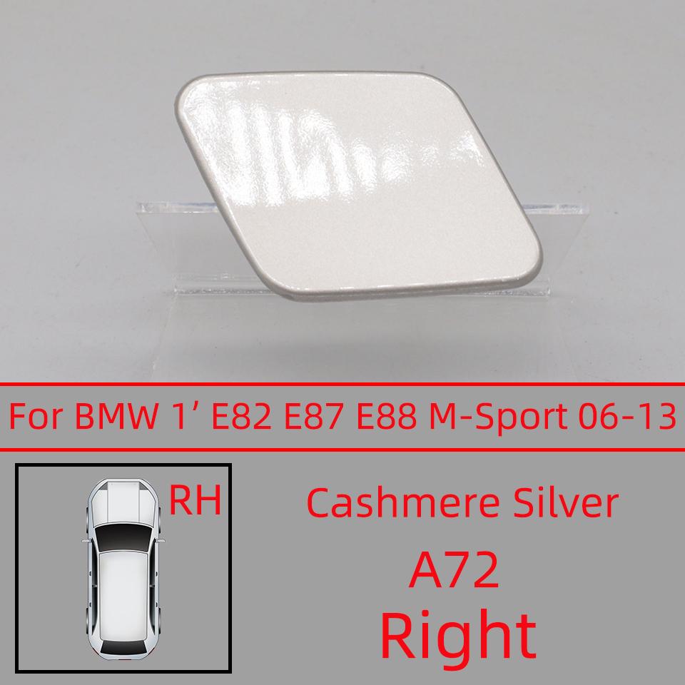 For BMW 1 Series E81 E82 E87 E88 LCI M SPORT 2005-2013 Front Headlight Headlamp Washer Nozzle Cover Cap 61677837431 61677837432