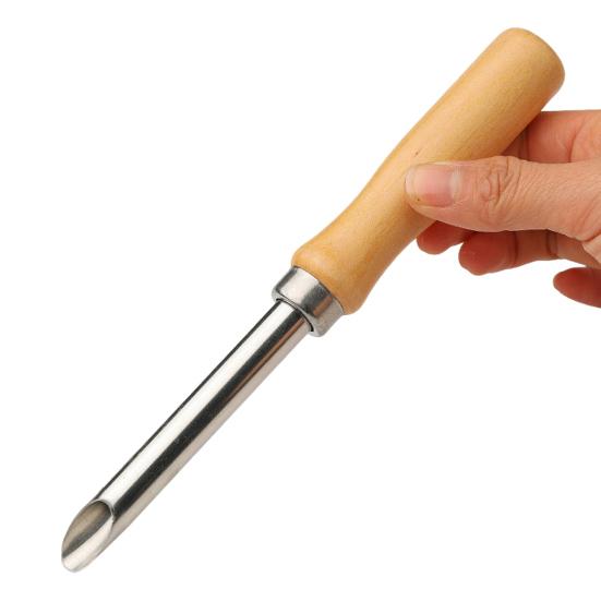 4Pcs Straw Puncher Lemonade Cup Lid Hole Puncher for Straw Stainless Steel Straw Hole Puncher Cup Lid Puncture Tool