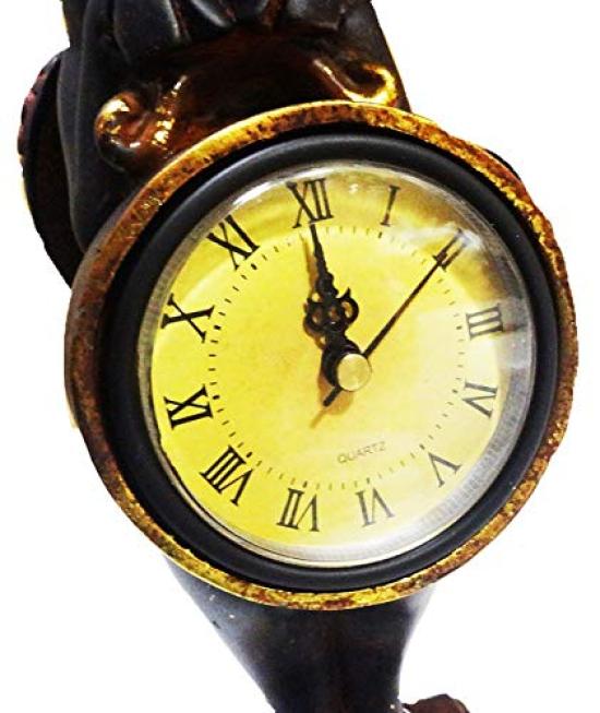 Toyosekiso Table Clock 11092 Brown x x 25cm (Pig) Approx. 7.5 12.5