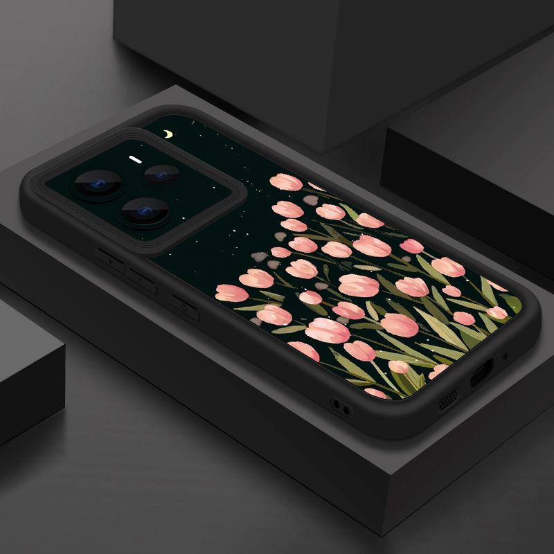 Rose Flowers Patterned TPU Phone Case For Xiaomi 14T Pro 13T Pro Shockproof Soft Silicone Back Cover Fundas For Xiaomi 14T 13T