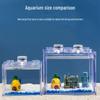 Creative Douyu Small Desktop Fish Tank with Light and Acrylic Aquascaping