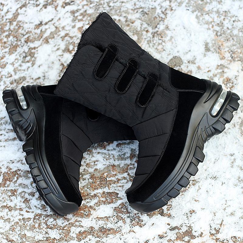 Women’s Winter Mid-calf Boots Snow Boots Casual Boots for Girl Booties Knee-high Boots Ankle Boots with Fur Plus Size