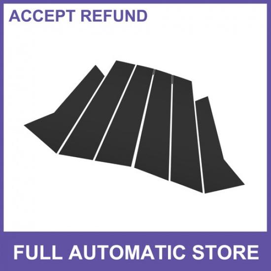 

Front Rear Left Right Door Pillar Window Trim for Porsche Macan 14-22 Black