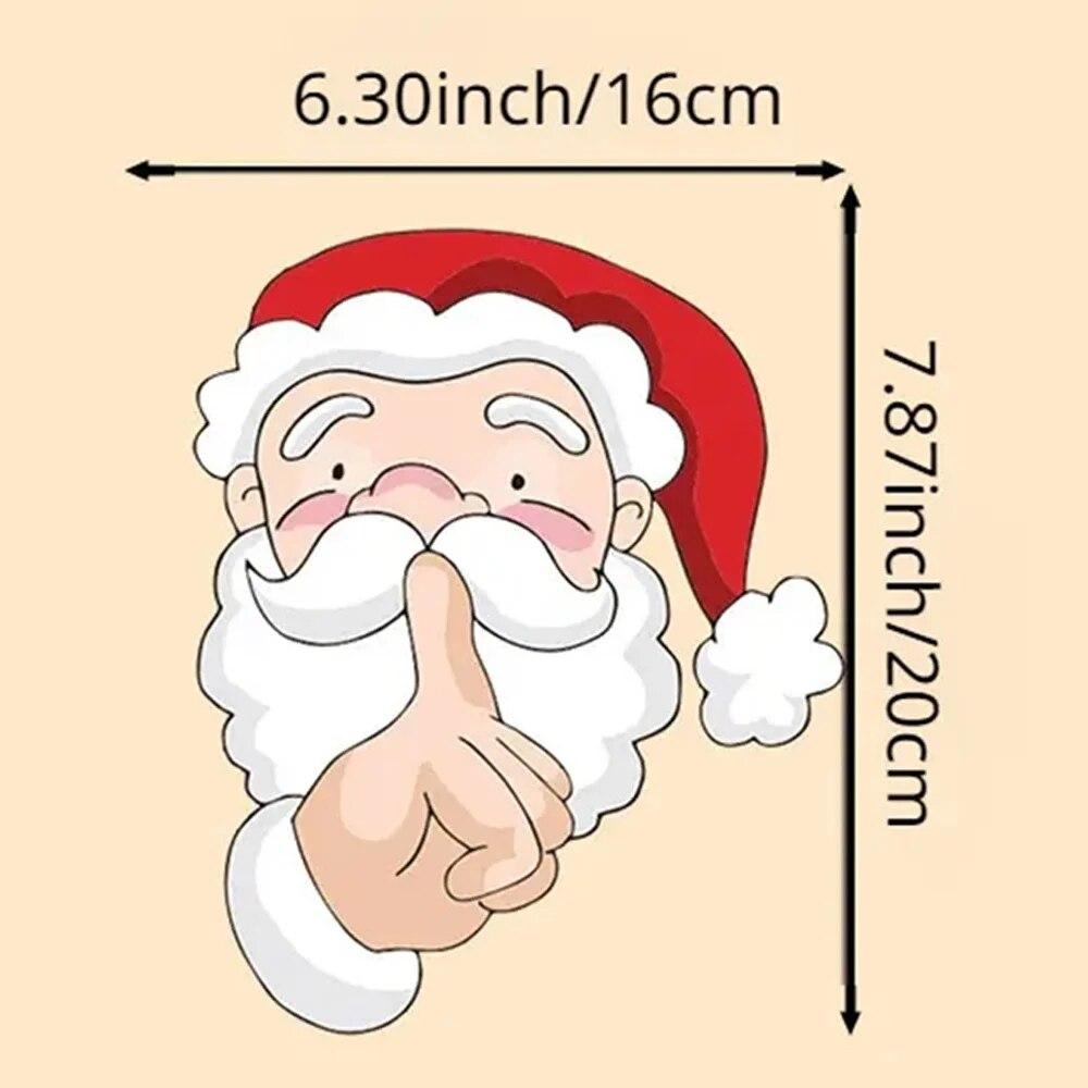 

Рождественский автомобильный задний стеклоочиститель с махающими дворниками самоклеящаяся наклейка наклейка для рождественского украшения автомобиля 1 шт.