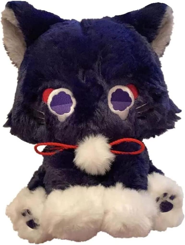 Genshin Impact Scaramouche Cat Plush Cat Plush Stuffed Animal Cute Soft Stuff Plushie Gift