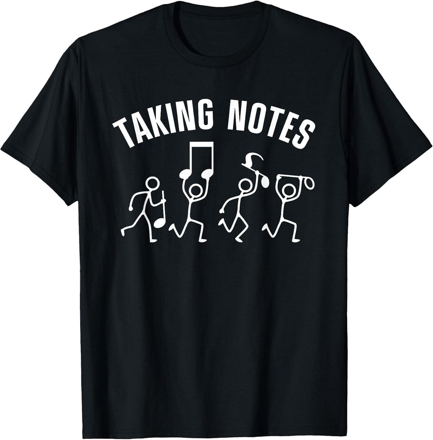 NEW LIMITED! Funny Music Art Musical Note Gag Music Lover Tee - MADE IN USA XL