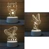 Butterfly Ox Year Gift Small Night Light Small Dog Head Small Cow Creative Desk Lamp Grand Opening Gift Diy