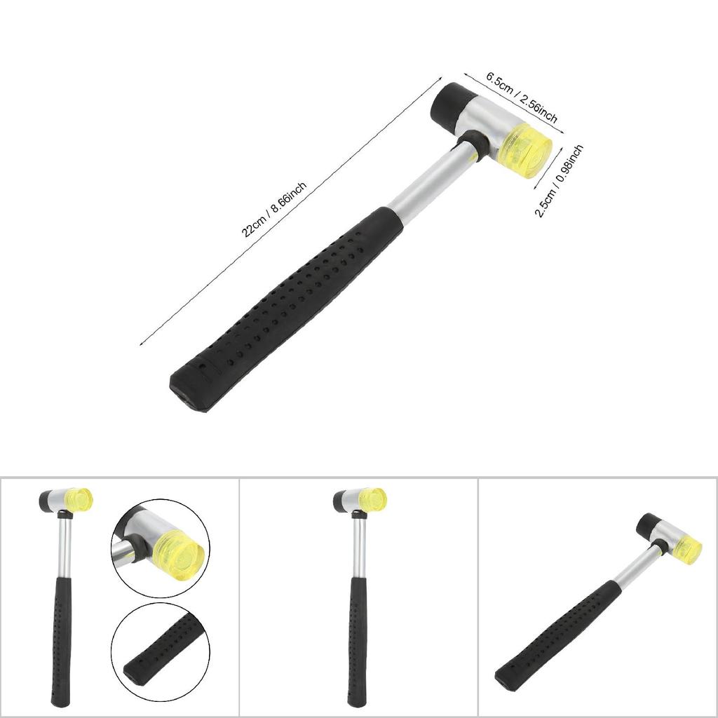Jewelry Tools Rubber Hammer Ring Measure Stick Enlarger Mandrel Model Sets (Rubber Hammer)