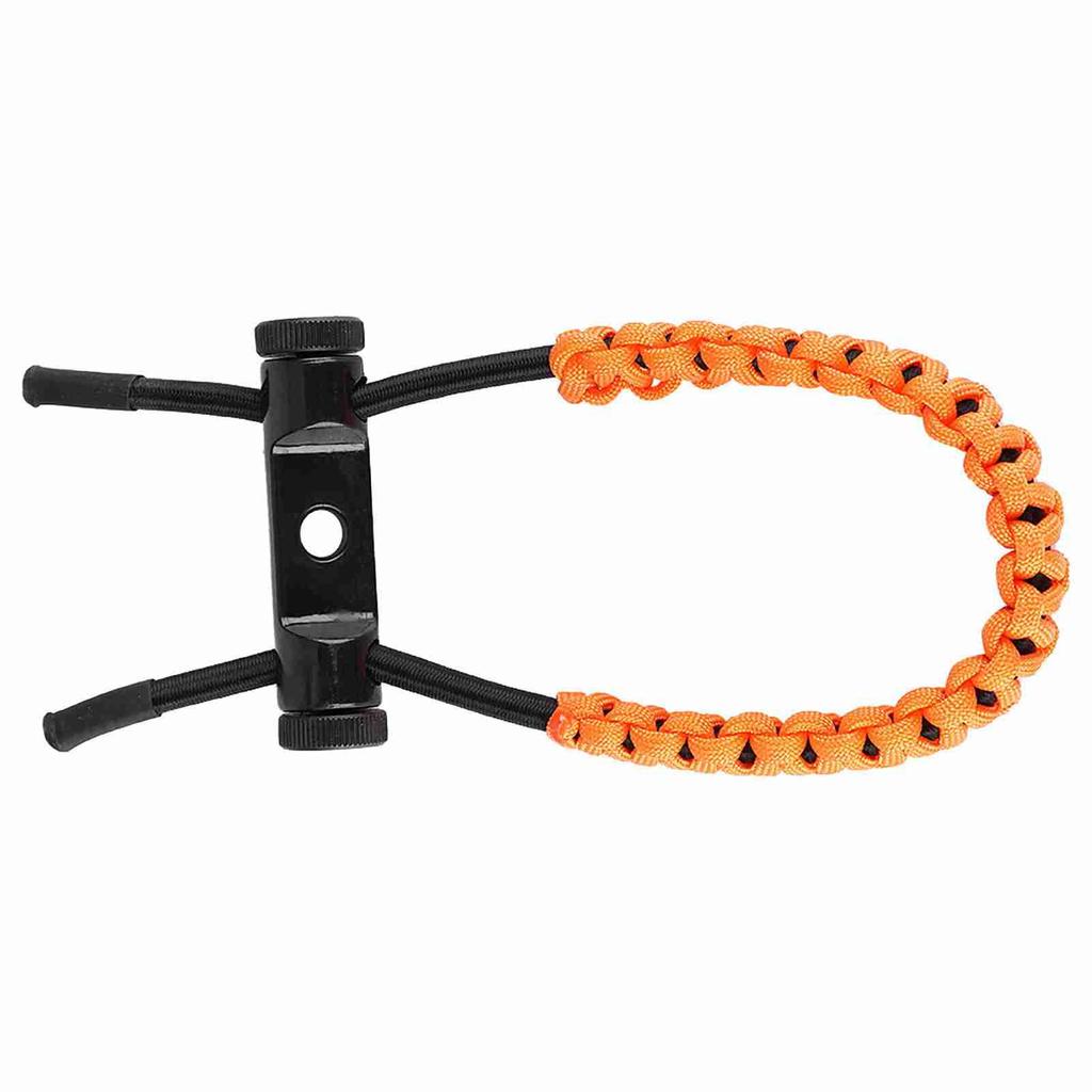 1Pc Archery   Compound Bow Wrist Sling   Cord Rope For Adult (Black)