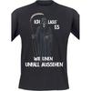 Unisex Funny Grim Reaper Death Humor T-Shirt - Vintage Gothic Graphic Tee with "Ich Lass' Es Wie En Unfall Aussehen" German Quote, Loose Fit Casual