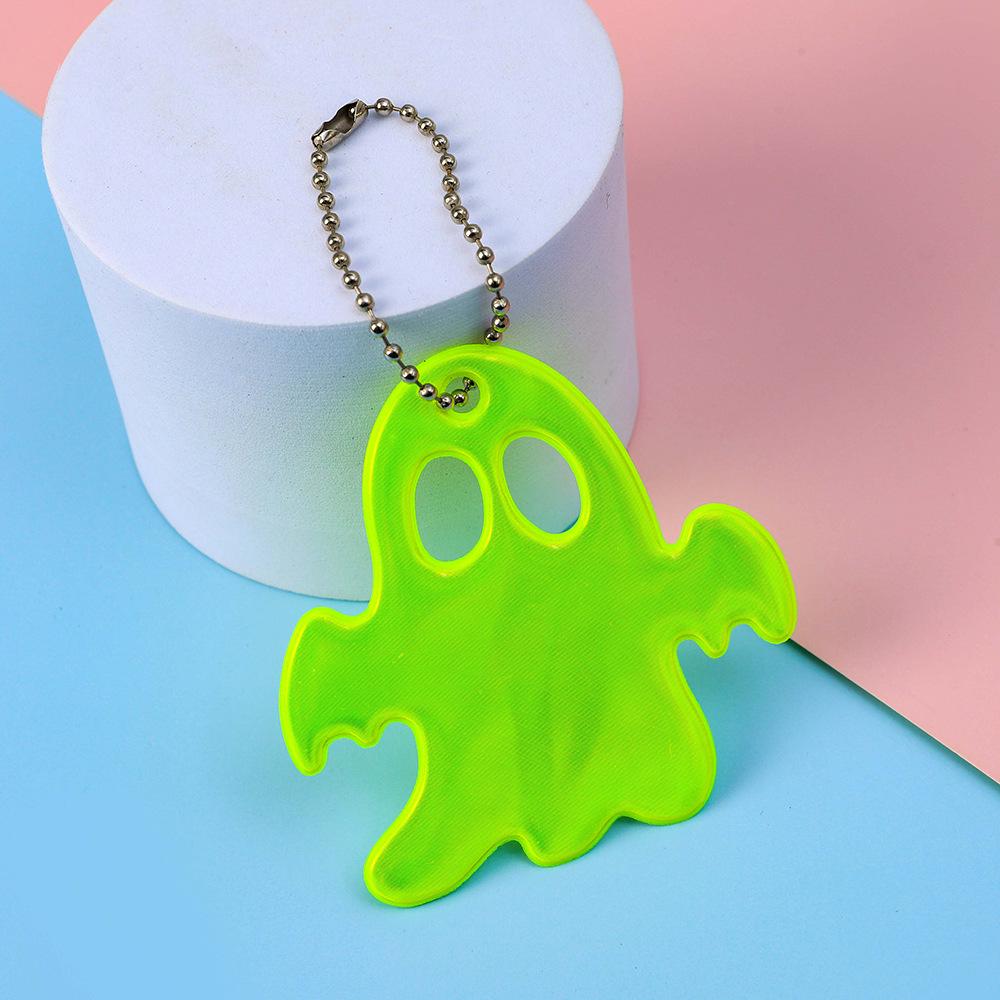 Ghost Reflective PVC Safety Pendant for Outdoor Cycling Backpacks