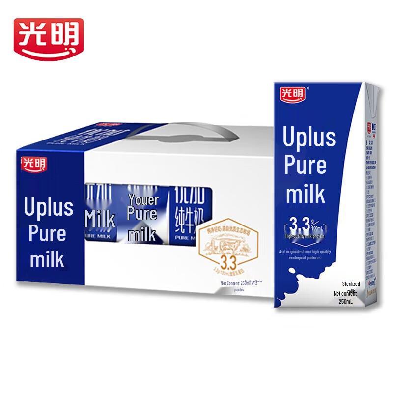Guangming Youjia Pure Milk Carton (12 x 250ml)