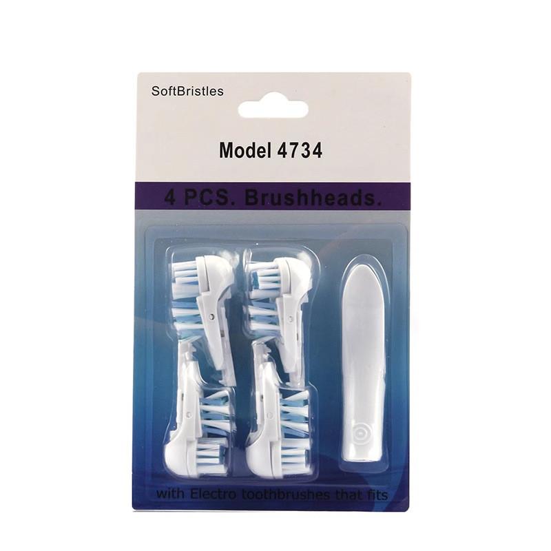 

4 шт. Набор Многонаправленная Электрическая Сменная Головка для Зубной Щетки Средства для Полости Рта