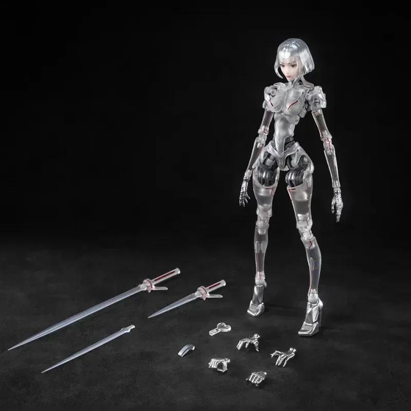 

HOT-New Bone Workshop 1/12 Articulated Action Figure Ai Agent Lady Transparent Mechanical Body Desktop Ornament Designed For Anime Fans
