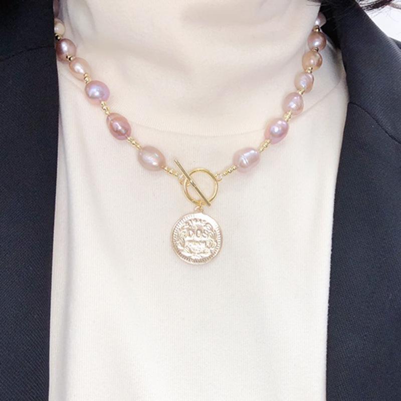 Exquisite Baroque Freshwater Pearl Necklace - Fashionable, Versatile, Light Luxury Clavicle Chain Design
