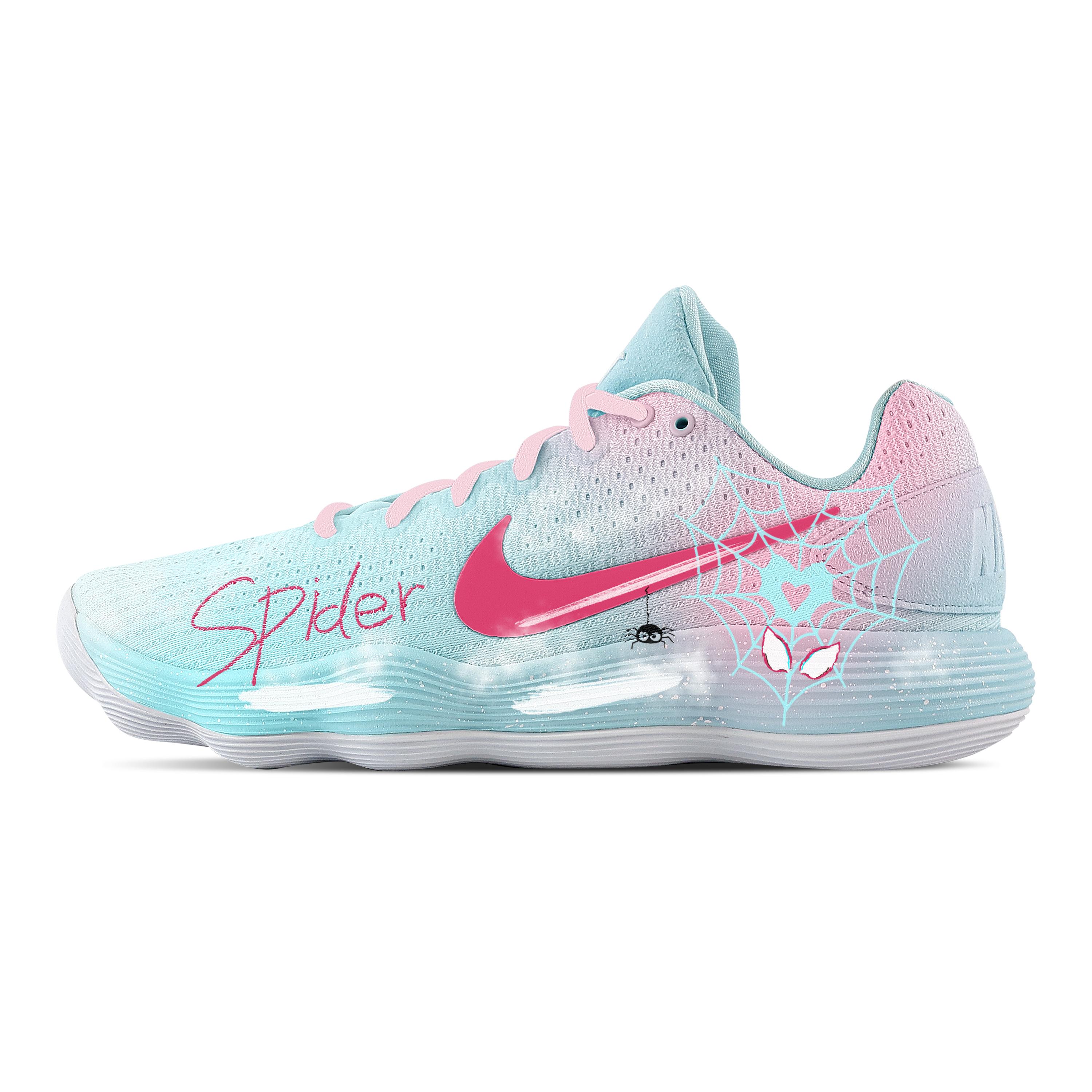 

Nike Hyperdunk 2017 Spiders Beloved Cushioning Coverage Support Low top Basketball Shoes Men s HJ3486-414(Team529-) 42