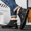 Winter Chelsea Men's Boots Suede Ankle Boot Men British Style Leather Mens Fashion Man Male Wedding Boots
