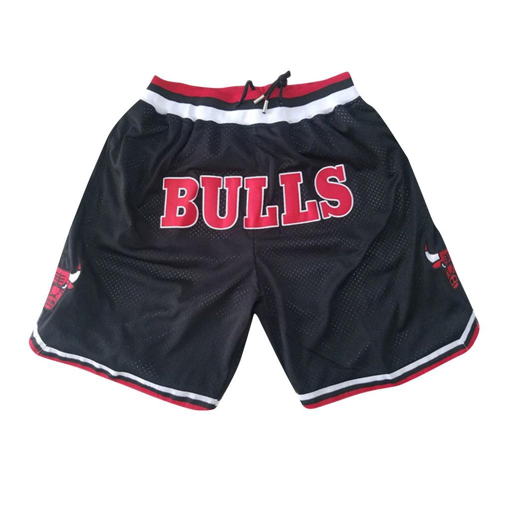 Retro Embroidered Drawstring Cropped Basketball Shorts Training Shorts
