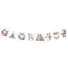 Christmas Year New Party Reindeer Banner Ribbon Holiday Decoration Supplies