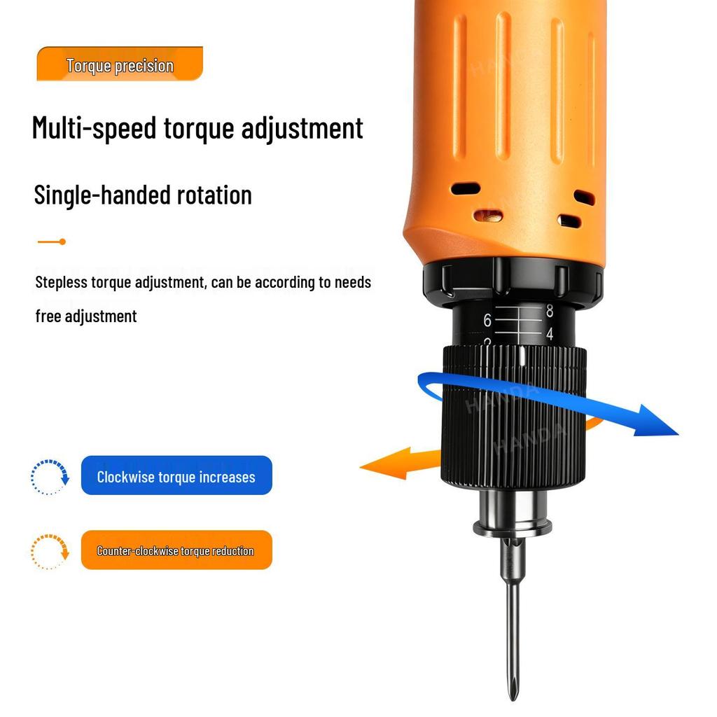 Industrial-Grade Adjustable Torque High-Speed Electric Screwdriver