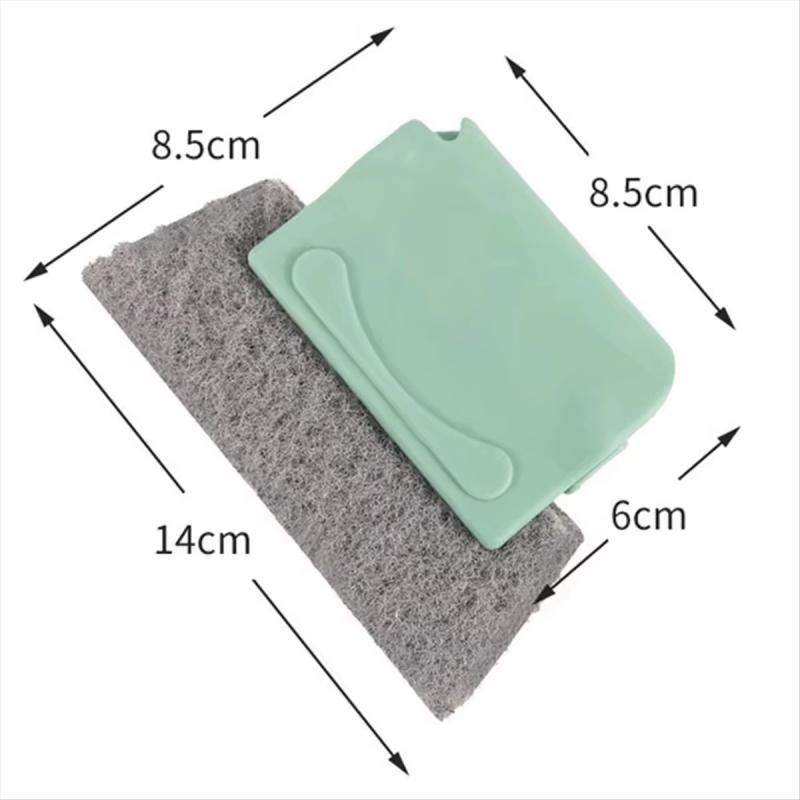 Narzędzie do czyszczenia rowków 2 w 1 Szczotka do czyszczenia rowków ramy okiennej i drzwiowej Narzędzia do czyszczenia prowadnic drzwi przesuwnych Ręczny czyścik do szczelin