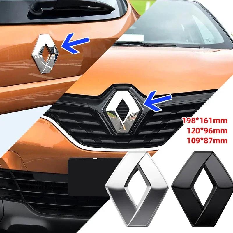 Interior Stickers For Renault Megane 2 3 Clio Duster Captur Logan Koleos Auto Accessories Car Front Hood Emblem Sticker Rear Tru