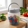 Leak-Proof Silicone Food Storage Containers with Handle Ice Buckets Drink Cup Kimchi Jar Meal Prep