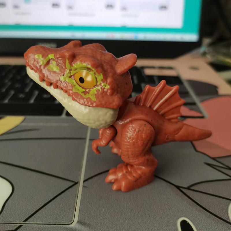 Jurassic Finger Dinosaurier Triceratops Tyrannosaurus Modell Spielzeug für Kinder Kreative Fingerbeißende Dinosaurier Interaktives Spielzeug Junge Geschenk