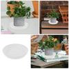10Pcs Round Plastic Plant Trays Drip Saucers for Indoor Potted Plants Water Holder Base Garden Decoration Drainage Solution