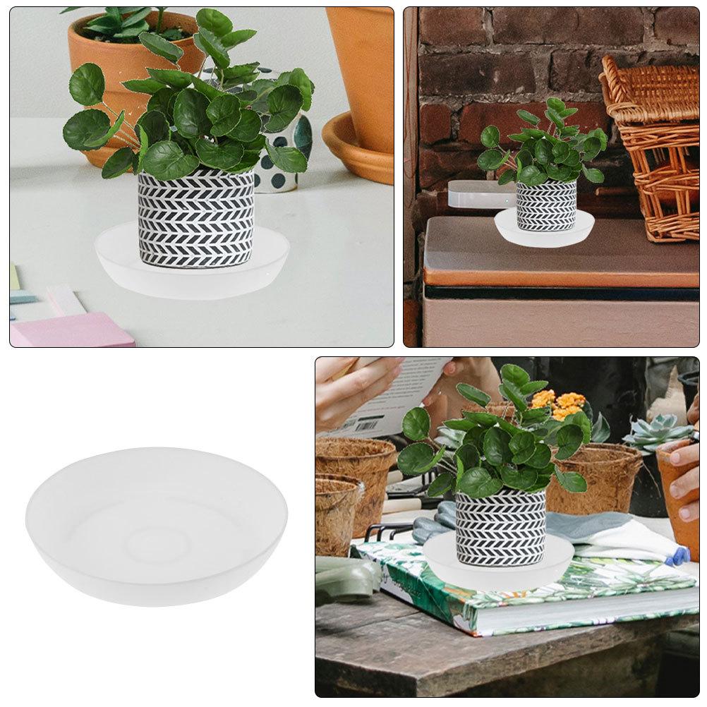 10Pcs Round Plastic Plant Trays Drip Saucers for Indoor Potted Plants Water Holder Base Garden Decoration Drainage Solution
