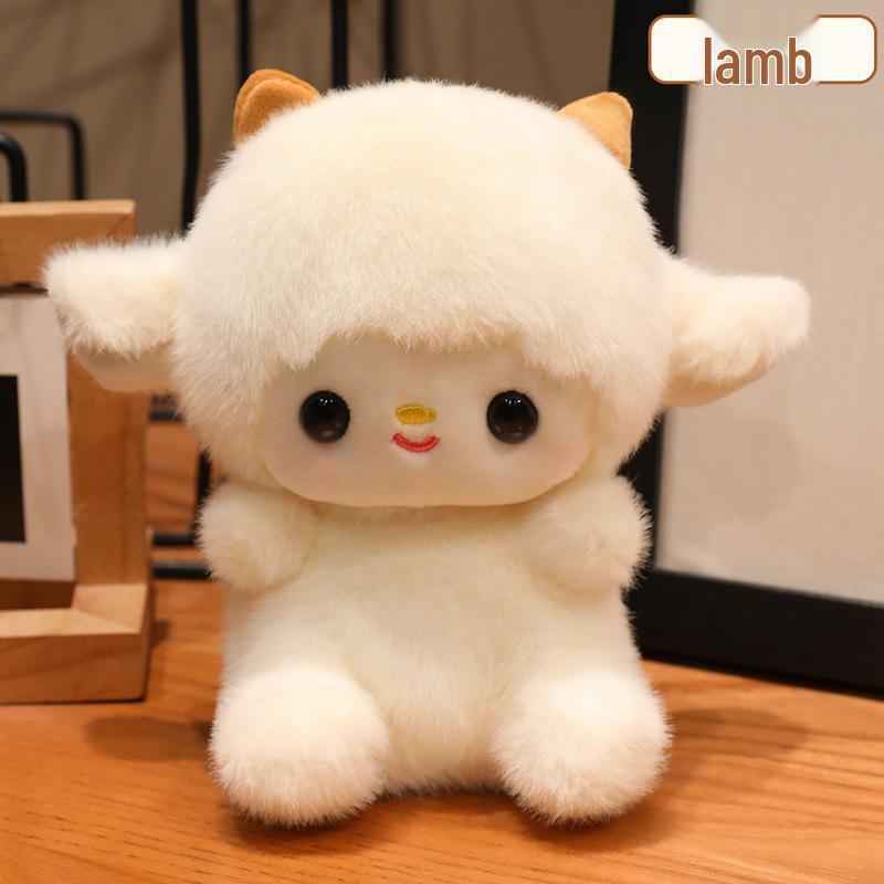 Siamese Cat, Penguin, Chicken, Sheep & Pig Plush Doll Desk Companions