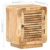 Nightstand 40 x 30 x 50 cm Rough Mango Wood