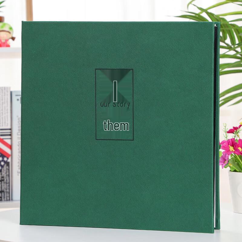 Handun Dark Green Leather Photo Album