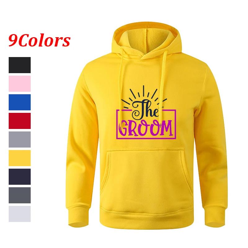 Men's Multi - Color Sports Fitness Printed Pocket Fashionable Casual Sweatshirt Pullover Hoodie