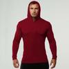 Do The Work  Mens Bodybuilding Fitness Pure Cotton Solid Color Slim Fit Autumn Fashion Breathable Workout Long Sleeve Hoddies