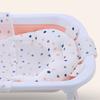 Gentle Baby Bath Support Shower Pad with Thickened Pillow Part for Head Neck and Back Stability During Bathing