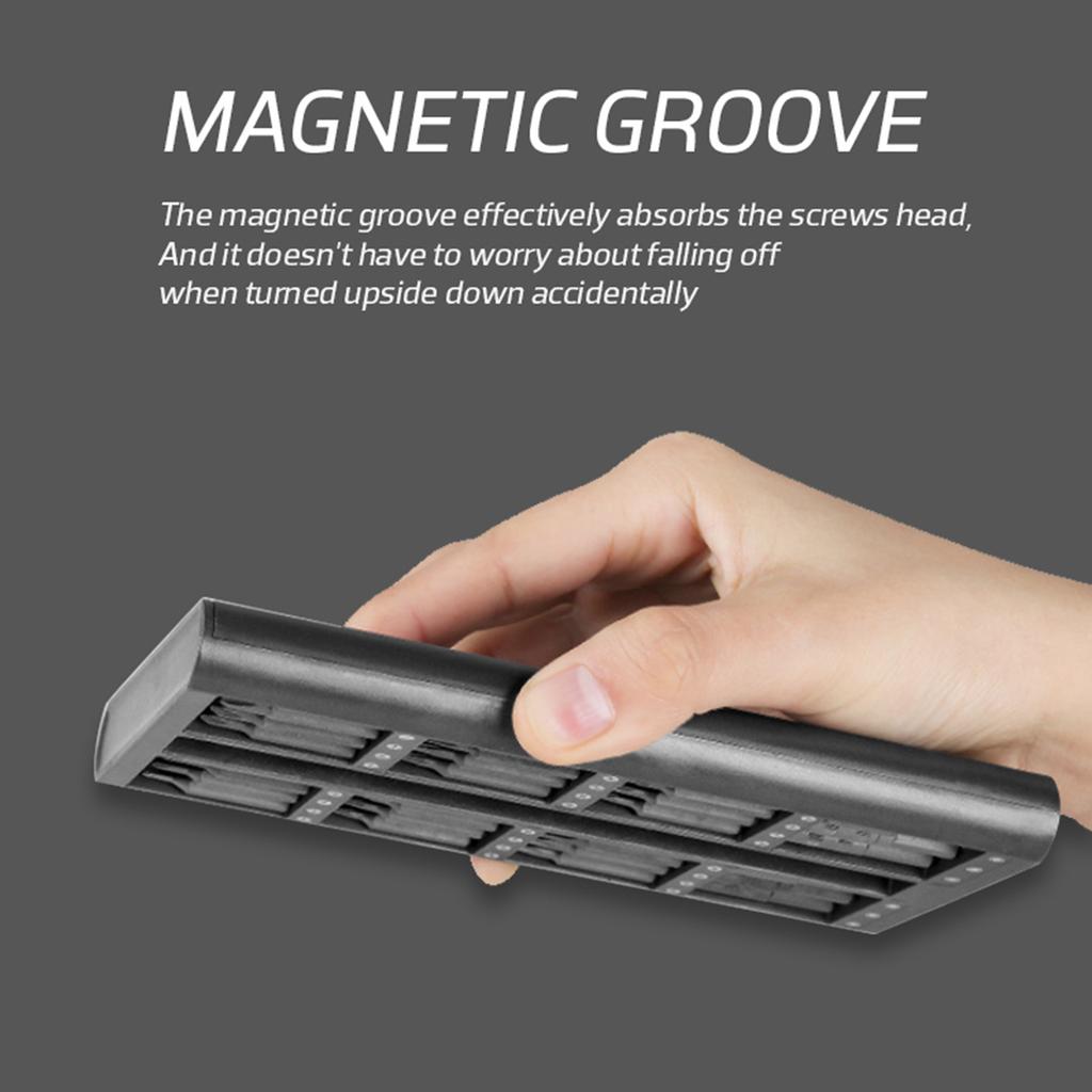 Multi-Purpose 24pcs Magnetic Screwdriver Kit with Detachable Handle Tools for 3D Printer Mobile