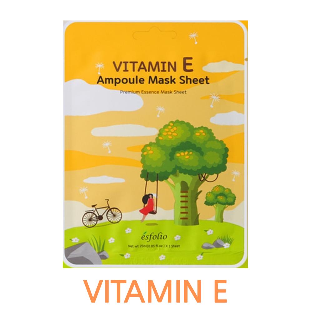 [esfolio] Vitamin Mask Pack 4 Types *10 sheet