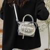 New lace bow shoulder bag spring and summer atmosphere messenger bag sweet and cute convenient handbag