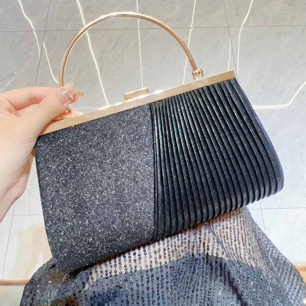 Sparkly Princess Banquet Crossbody Handbag - Large Capacity Evening Bag for Women