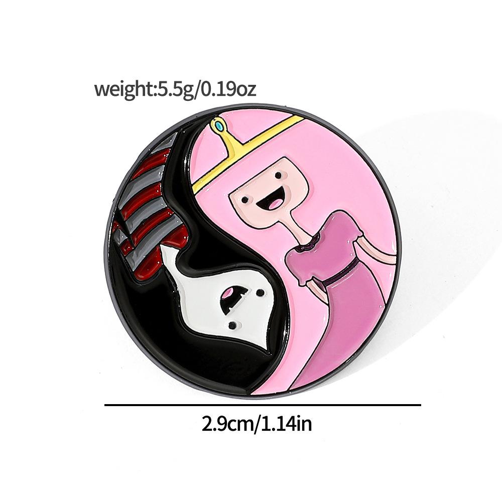 

Милый креативный мультяшный персонаж металлический значок приключение живой сокровище сплав брошь булавка одежда сумка украшение